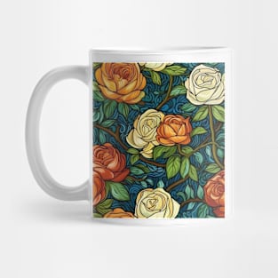 Van Gogh Roses Pattern 20 Mug